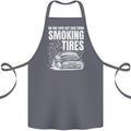 Burning Tires Car Drifting Cotton Apron 100% Organic Steel
