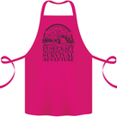 Bushcraft Outdoor Survival Adventure Cotton Apron 100% Organic Pink