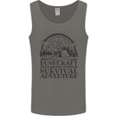 Bushcraft Outdoor Survival Adventure Mens Vest Tank Top Charcoal