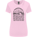 Bushcraft Outdoor Survival Adventure Womens Wider Cut T-Shirt Light Pink
