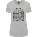 Bushcraft Outdoor Survival Adventure Womens Wider Cut T-Shirt Sports Grey