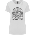Bushcraft Outdoor Survival Adventure Womens Wider Cut T-Shirt White