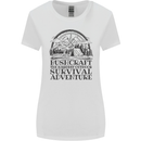 Bushcraft Outdoor Survival Adventure Womens Wider Cut T-Shirt White