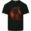 Bushido Samurai Devil Warrior Fantasy Kids T-Shirt Childrens Black