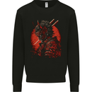 Bushido Samurai Devil Warrior Fantasy Mens Sweatshirt Jumper Black
