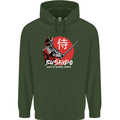 Bushido Samurai Warrior Sword Ronin MMA Childrens Kids Hoodie Forest Green