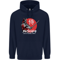 Bushido Samurai Warrior Sword Ronin MMA Childrens Kids Hoodie Navy Blue
