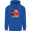 Bushido Samurai Warrior Sword Ronin MMA Childrens Kids Hoodie Royal Blue