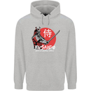 Bushido Samurai Warrior Sword Ronin MMA Childrens Kids Hoodie Sports Grey