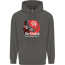 Bushido Samurai Warrior Sword Ronin MMA Childrens Kids Hoodie Storm Grey