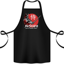 Bushido Samurai Warrior Sword Ronin MMA Cotton Apron 100% Organic Black
