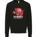 Bushido Samurai Warrior Sword Ronin MMA Kids Sweatshirt Jumper Black