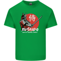 Bushido Samurai Warrior Sword Ronin MMA Kids T-Shirt Childrens Irish Green