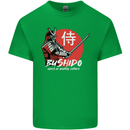 Bushido Samurai Warrior Sword Ronin MMA Kids T-Shirt Childrens Irish Green