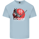 Bushido Samurai Warrior Sword Ronin MMA Kids T-Shirt Childrens Light Blue