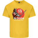 Bushido Samurai Warrior Sword Ronin MMA Kids T-Shirt Childrens Yellow