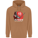 Bushido Samurai Warrior Sword Ronin MMA Mens 80% Cotton Hoodie Caramel Latte