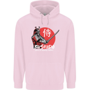 Bushido Samurai Warrior Sword Ronin MMA Mens 80% Cotton Hoodie Light Pink
