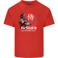 Bushido Samurai Warrior Sword Ronin MMA Mens Cotton T-Shirt Tee Top Red