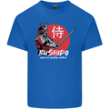 Bushido Samurai Warrior Sword Ronin MMA Mens Cotton T-Shirt Tee Top Royal Blue