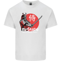 Bushido Samurai Warrior Sword Ronin MMA Mens Cotton T-Shirt Tee Top White