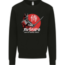 Bushido Samurai Warrior Sword Ronin MMA Mens Sweatshirt Jumper Black