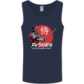 Bushido Samurai Warrior Sword Ronin MMA Mens Vest Tank Top Navy Blue