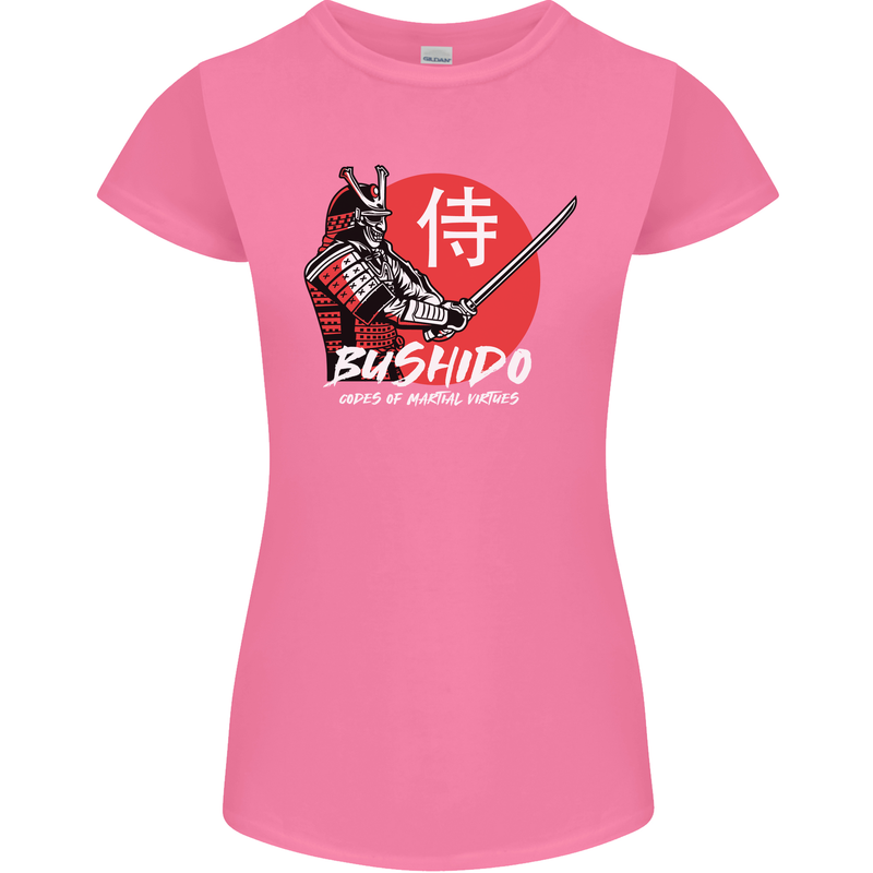 Bushido Samurai Warrior Sword Ronin MMA Womens Petite Cut T-Shirt Azalea