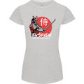 Bushido Samurai Warrior Sword Ronin MMA Womens Petite Cut T-Shirt Sports Grey