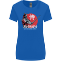 Bushido Samurai Warrior Sword Ronin MMA Womens Wider Cut T-Shirt Royal Blue