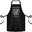 Butterfly Effect Chaos Theory Science Cotton Apron 100% Organic Black