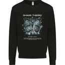 Butterfly Effect Chaos Theory Science Mens Sweatshirt Jumper Black