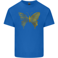 Butterfly Inspirational Quote Rhopalocera Kids T-Shirt Childrens Royal Blue