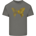 Butterfly Inspirational Quote Rhopalocera Mens Cotton T-Shirt Tee Top Charcoal