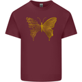 Butterfly Inspirational Quote Rhopalocera Mens Cotton T-Shirt Tee Top Maroon