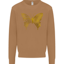 Butterfly Inspirational Quote Rhopalocera Mens Sweatshirt Jumper Caramel Latte