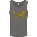 Butterfly Inspirational Quote Rhopalocera Mens Vest Tank Top Charcoal