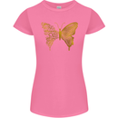 Butterfly Inspirational Quote Rhopalocera Womens Petite Cut T-Shirt Azalea