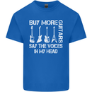 Buy More Guitars Say the Voices Funny Mens Cotton T-Shirt Tee Top Royal Blue