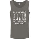 Buy More Guitars Say the Voices Funny Mens Vest Tank Top Charcoal