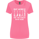 Buy More Guitars Say the Voices Funny Womens Wider Cut T-Shirt Azalea