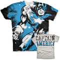 Captain America marvel all over print t-shirt