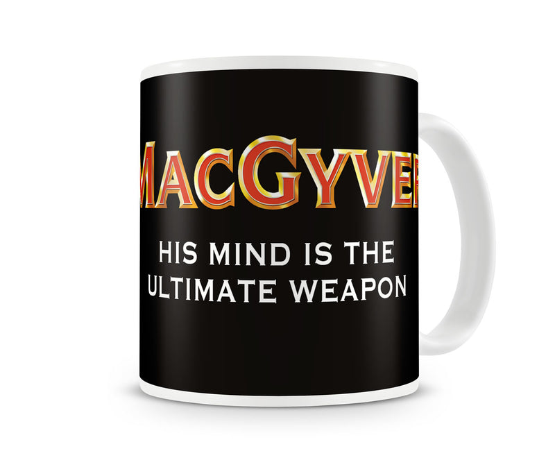 MacGyver his mind is the ultimate weapon tv series coffee mug cup