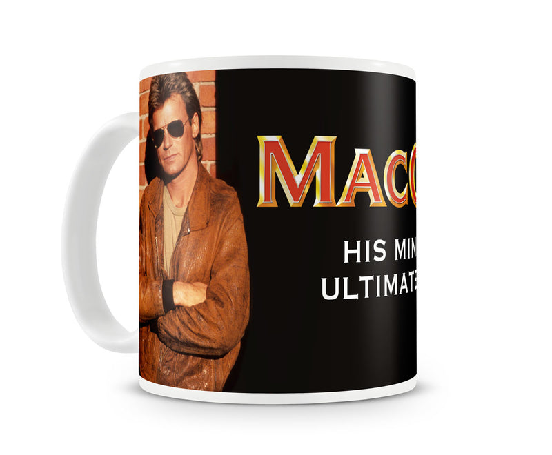 MacGyver his mind is the ultimate weapon tv series coffee mug cup