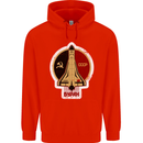 CCCP Soviet Space Program Childrens Kids Hoodie Bright Red