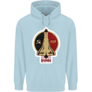CCCP Soviet Space Program Childrens Kids Hoodie Light Blue