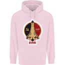 CCCP Soviet Space Program Childrens Kids Hoodie Light Pink