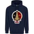 CCCP Soviet Space Program Childrens Kids Hoodie Navy Blue