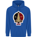 CCCP Soviet Space Program Childrens Kids Hoodie Royal Blue