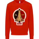 CCCP Soviet Space Program Kids Sweatshirt Jumper Bright Red